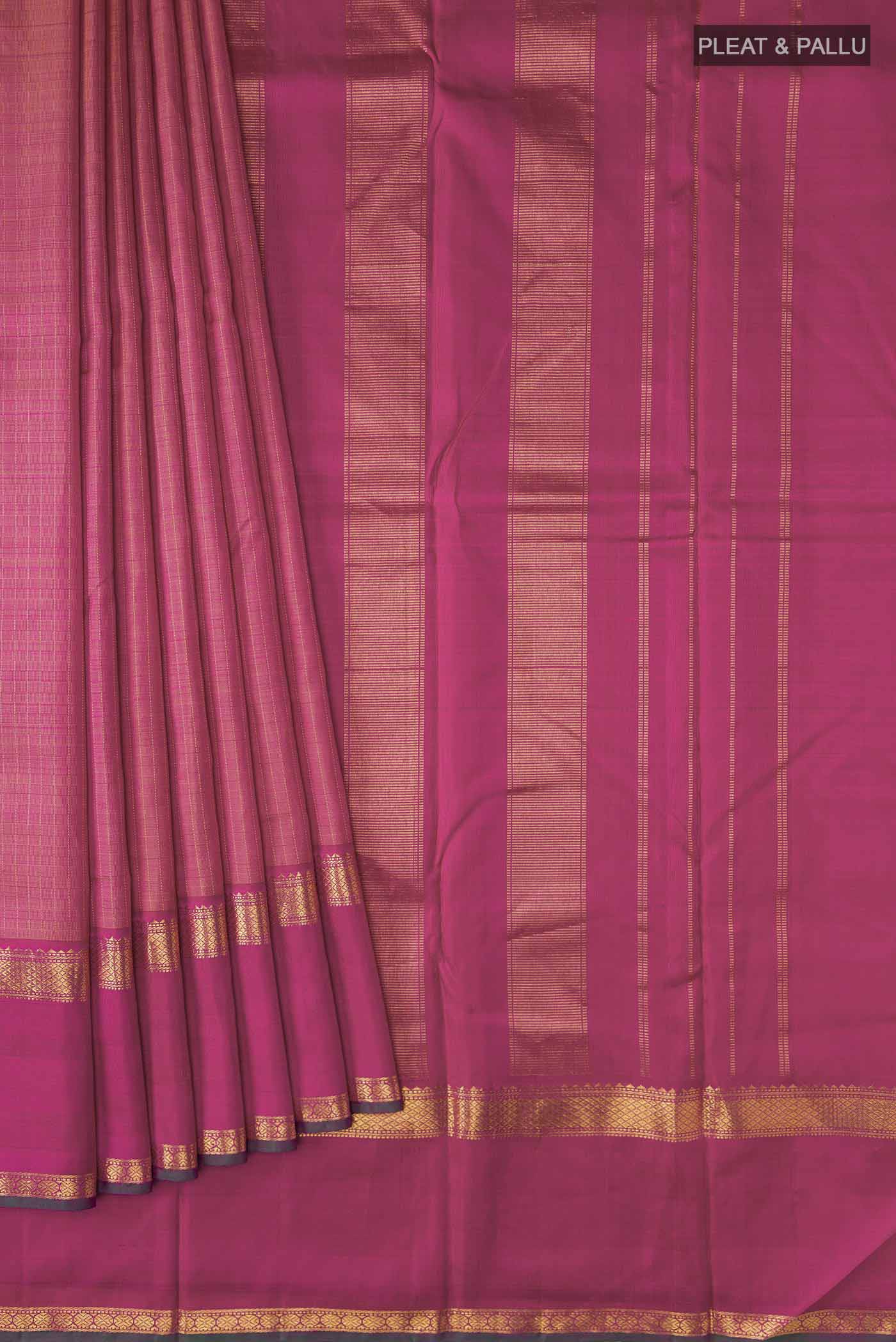 pleats pallu