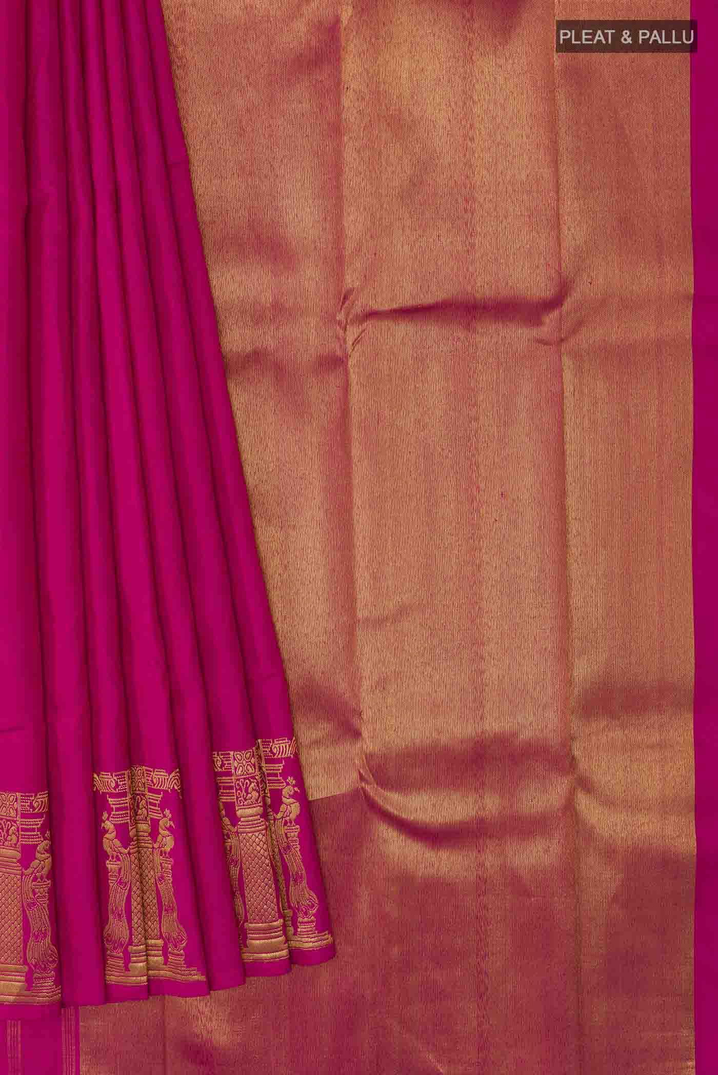 pleats pallu
