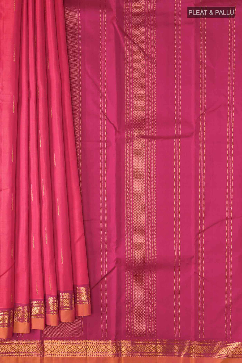 pleats pallu