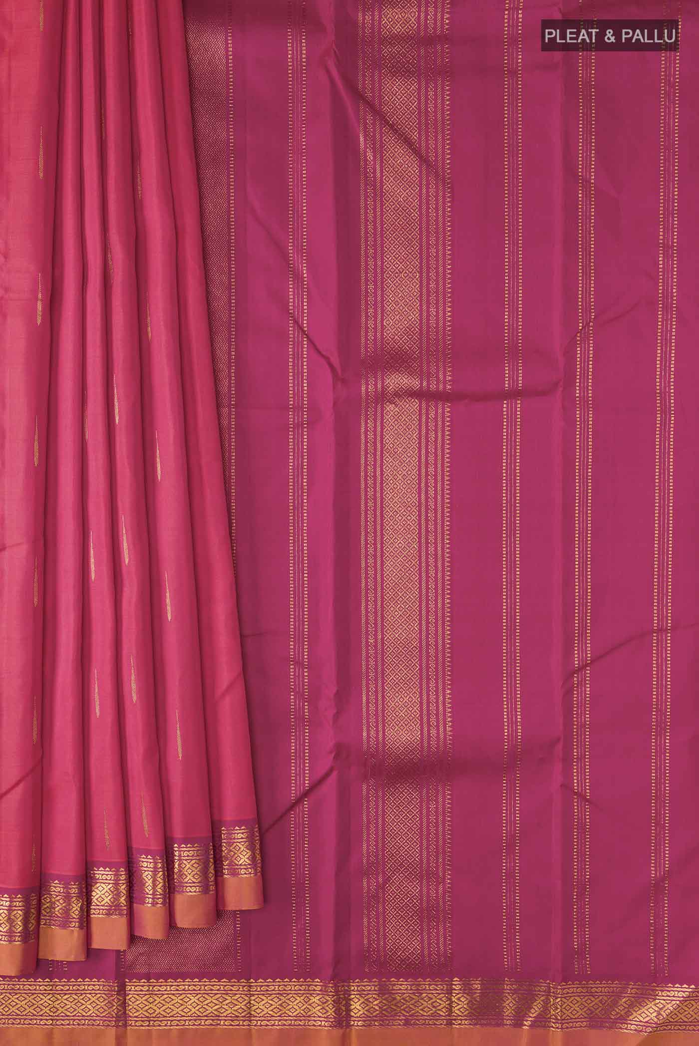 pleats pallu