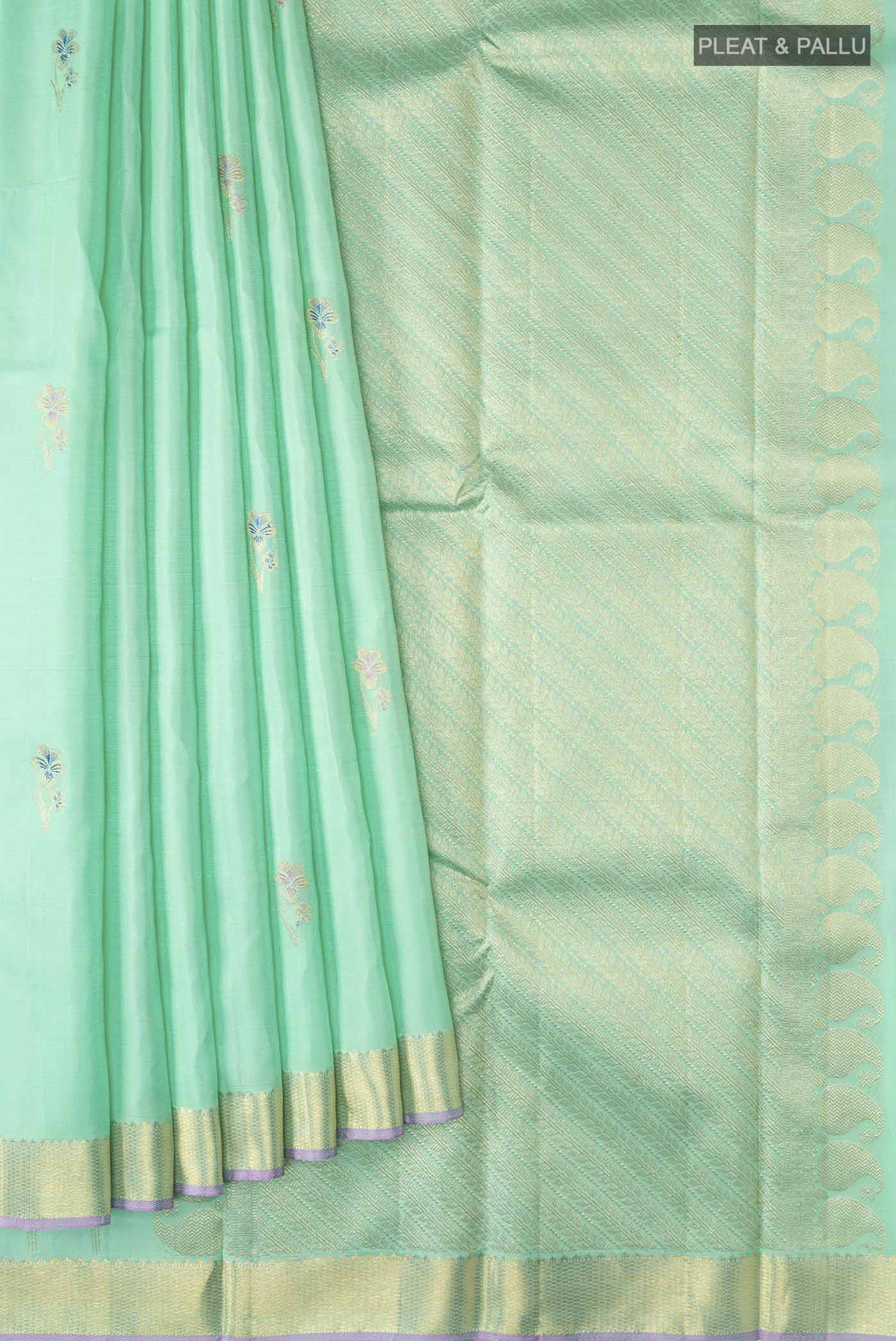 pleats pallu