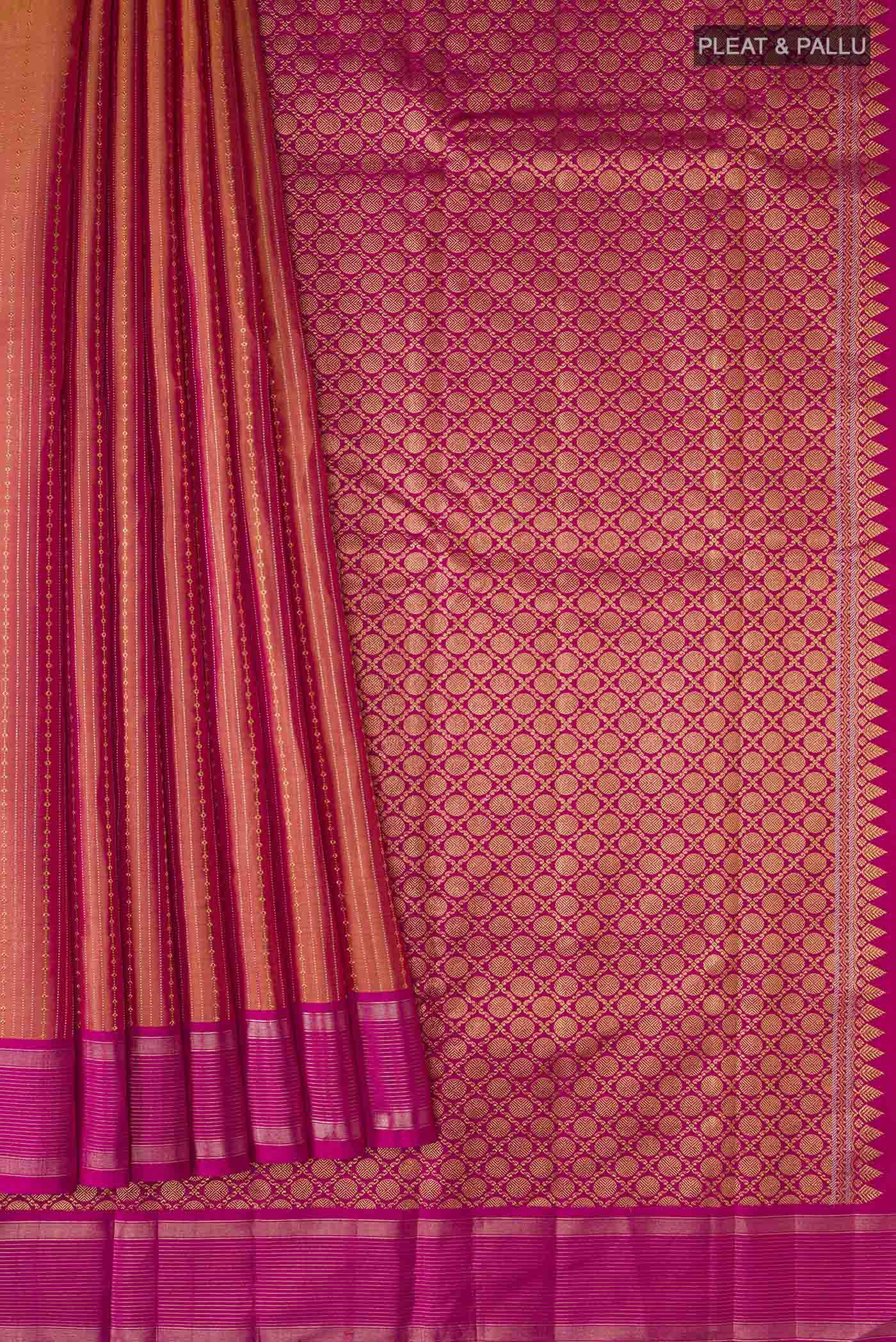 pleats pallu