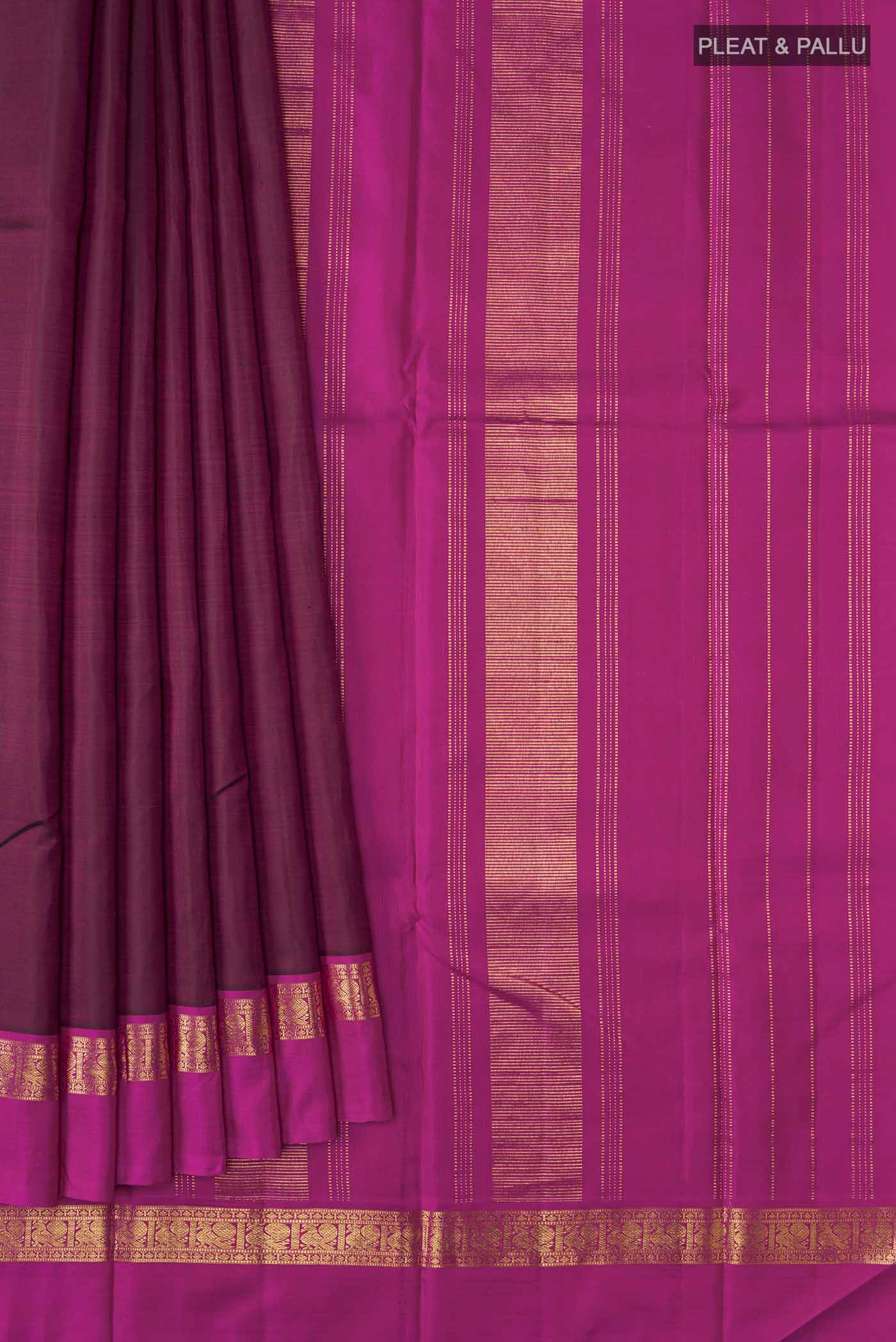 pleats pallu