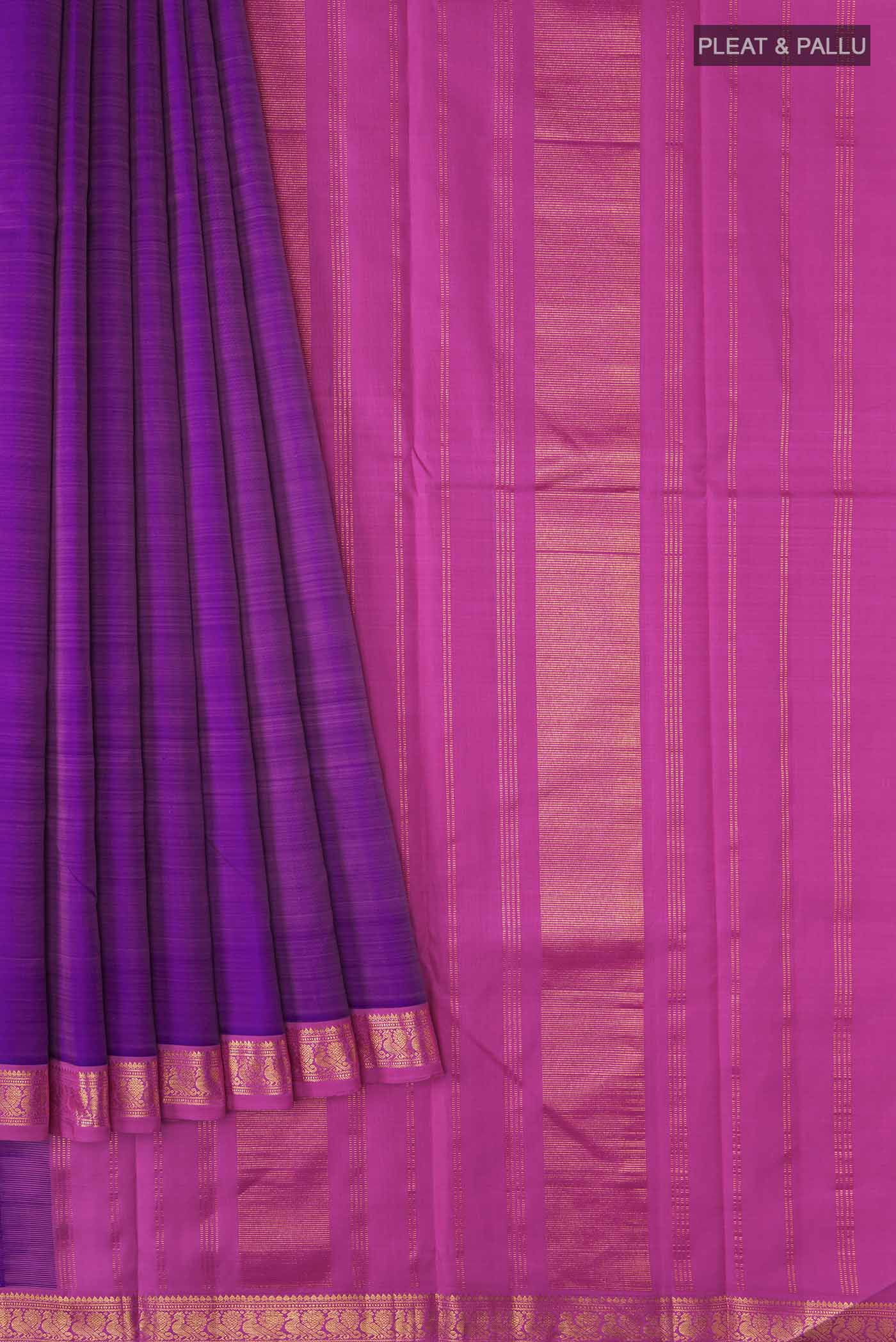 pleats pallu