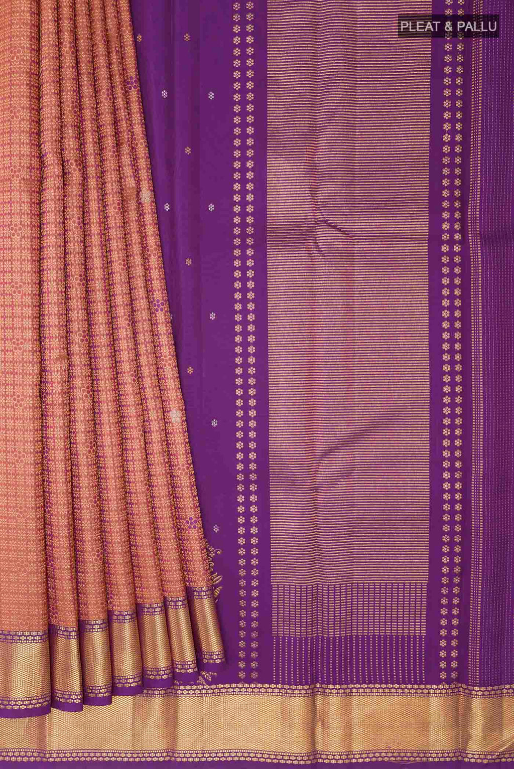 pleats pallu