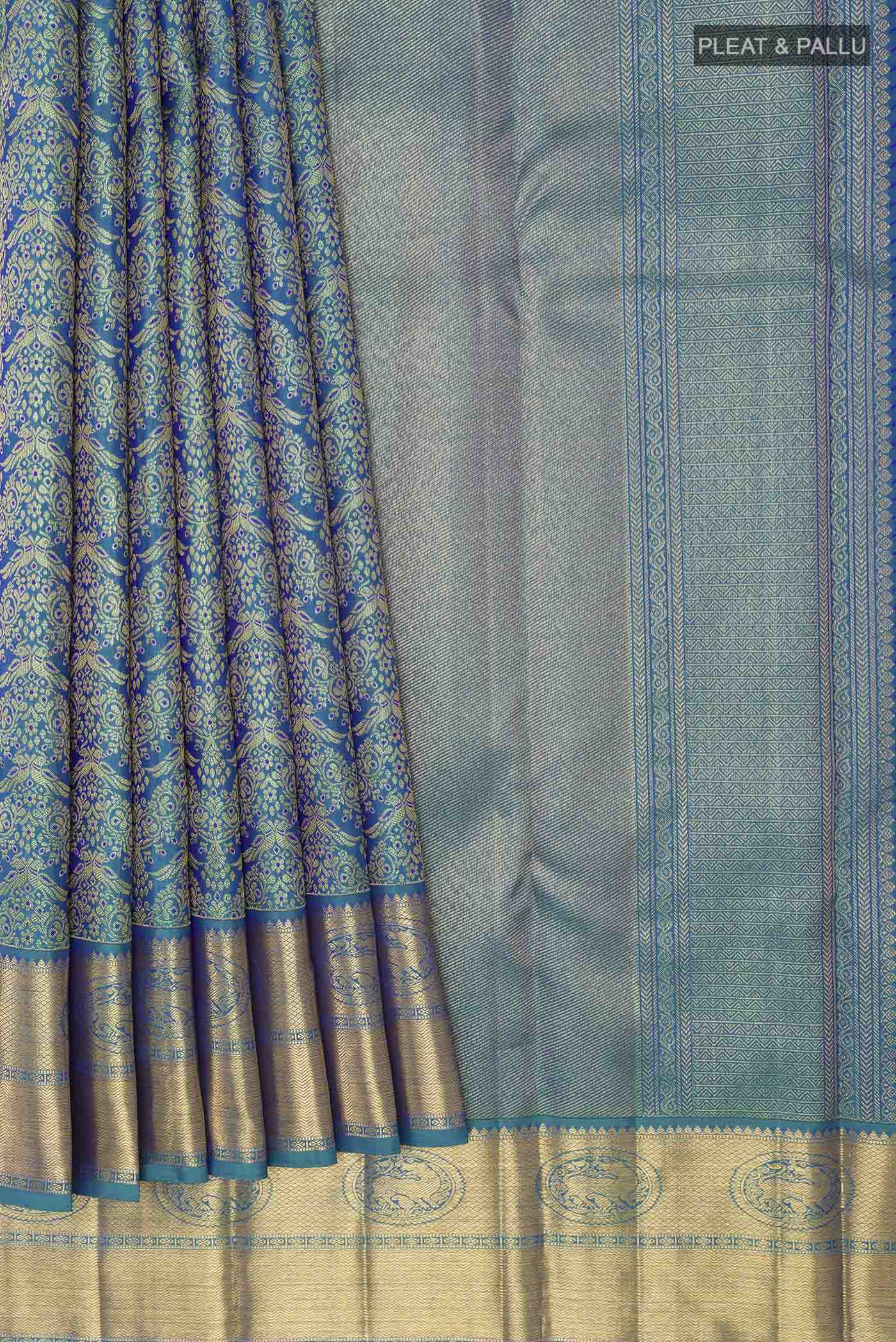 pleats pallu