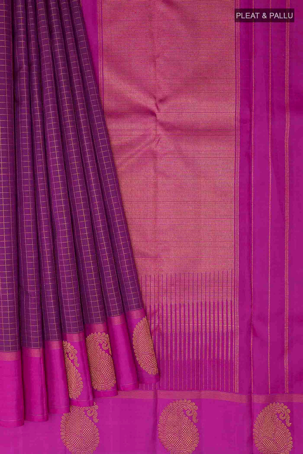 pleats pallu