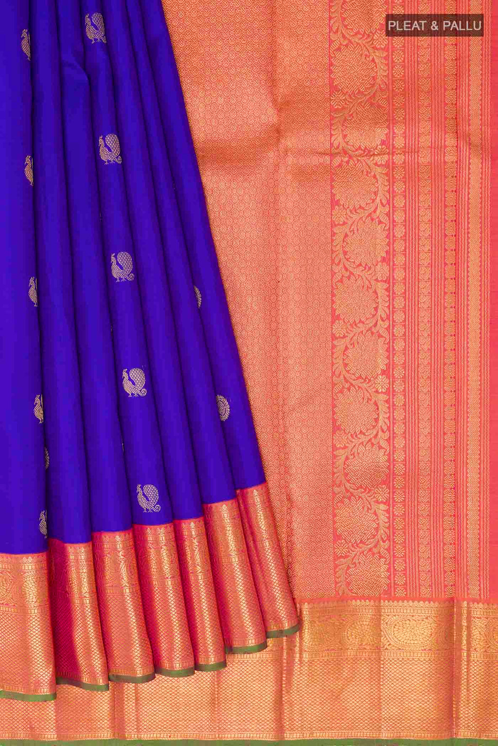 pleats pallu