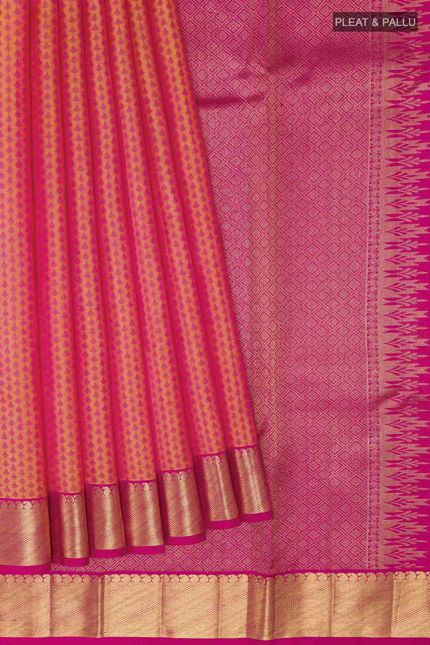 pleats pallu