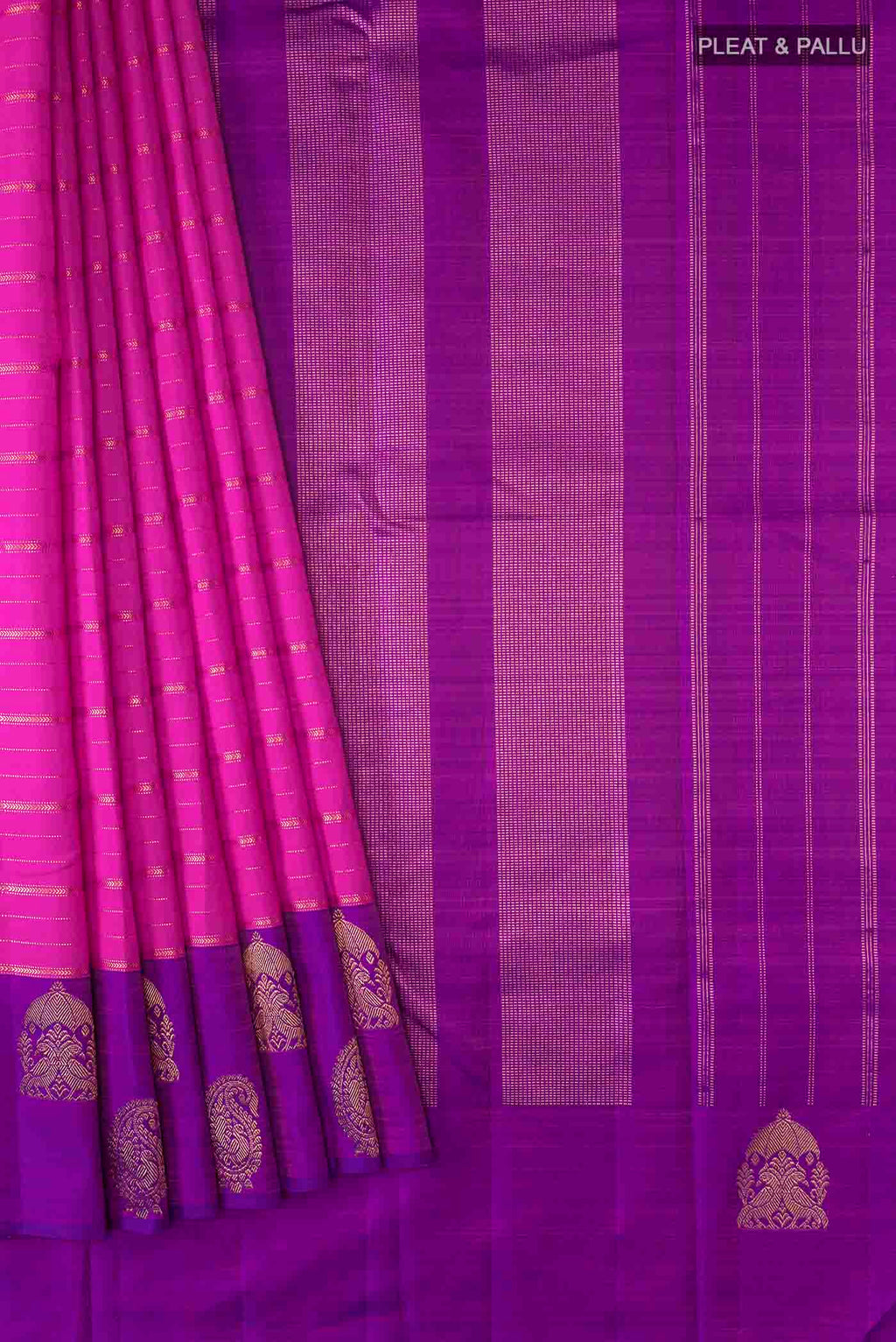 pleats pallu