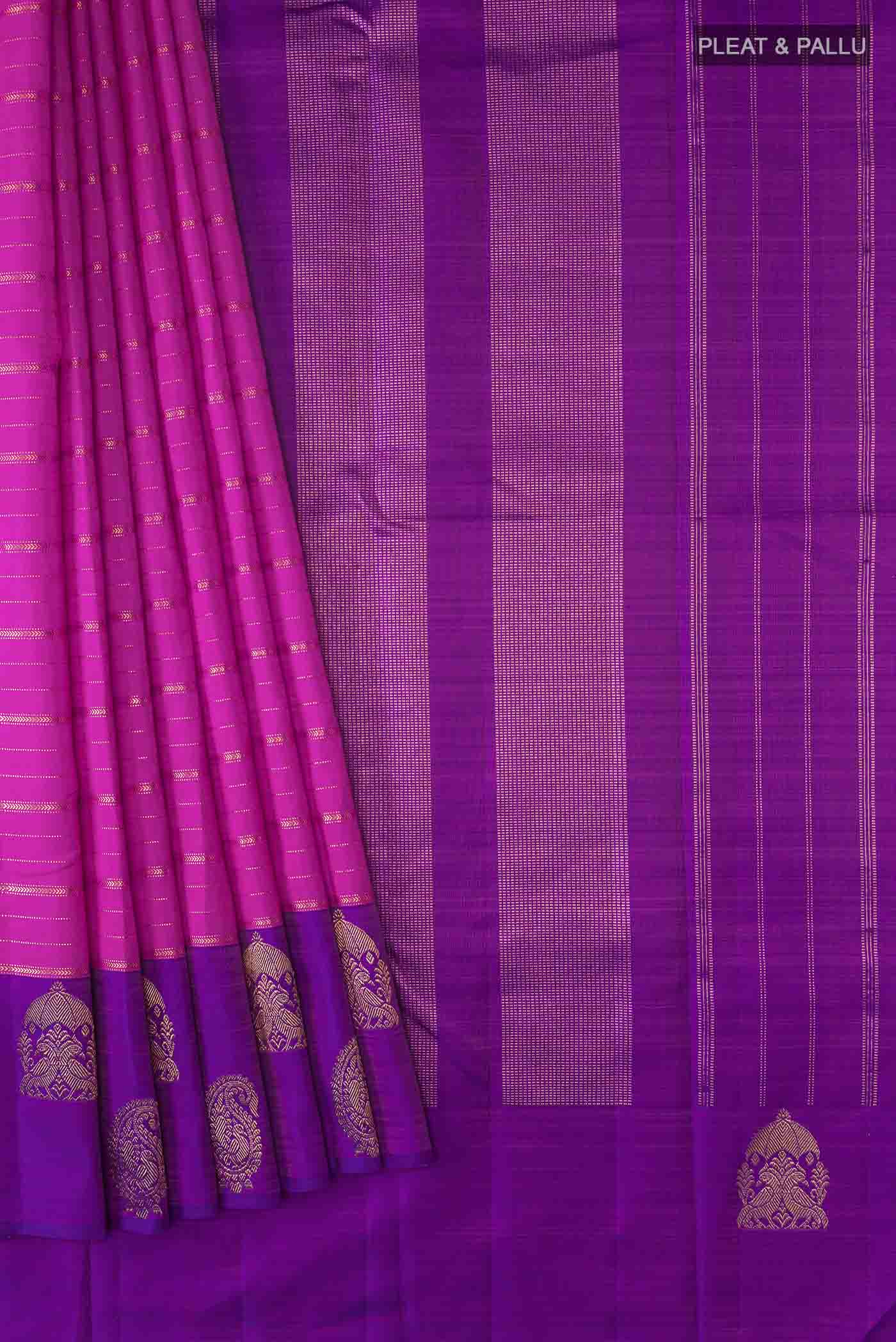 pleats pallu