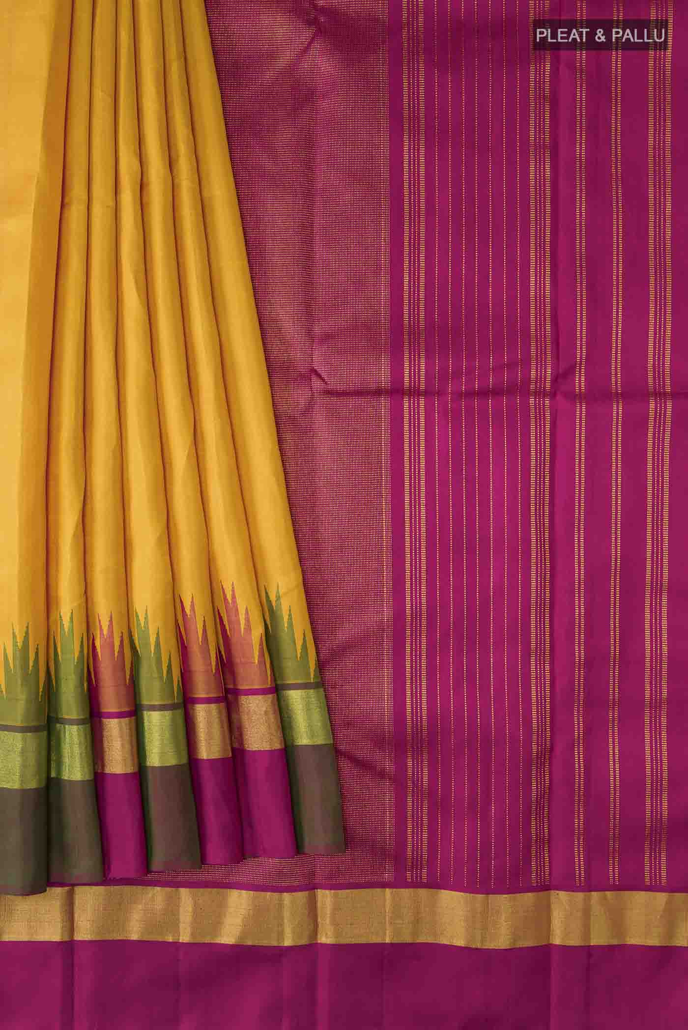 pleats pallu