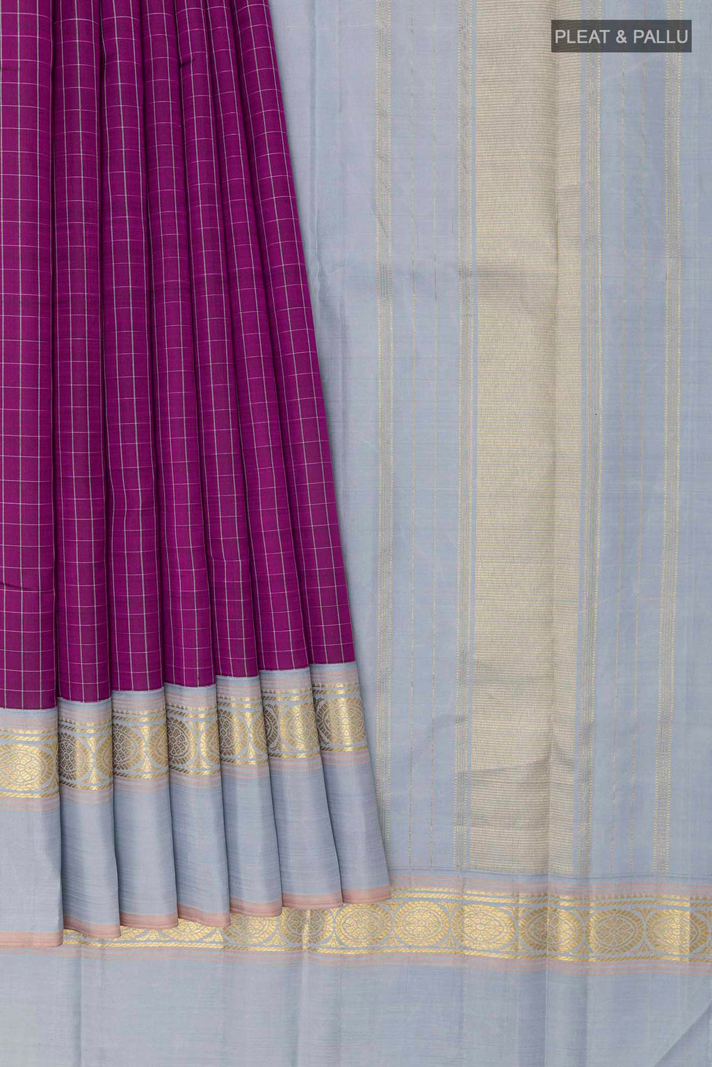 pleats pallu