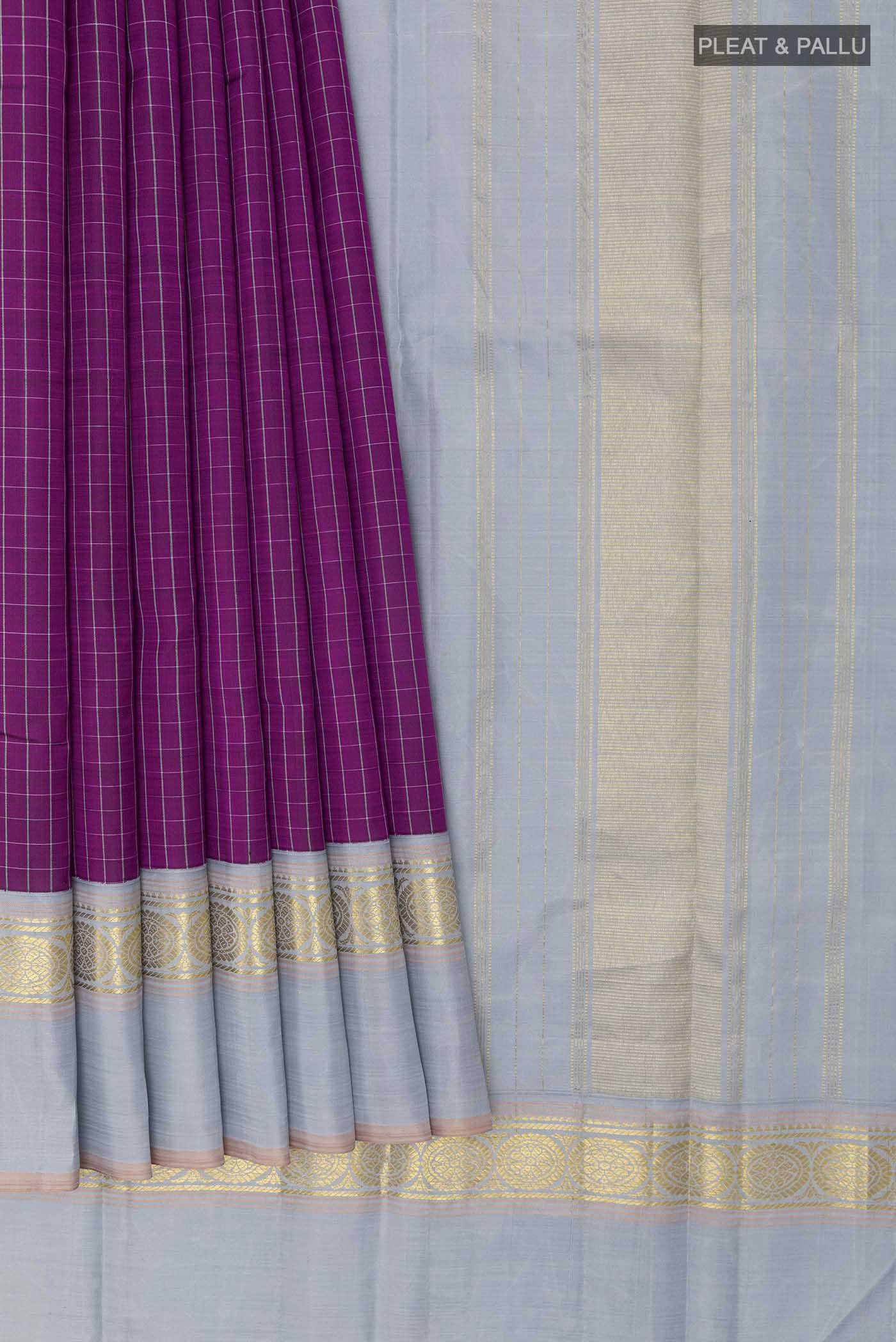 pleats pallu