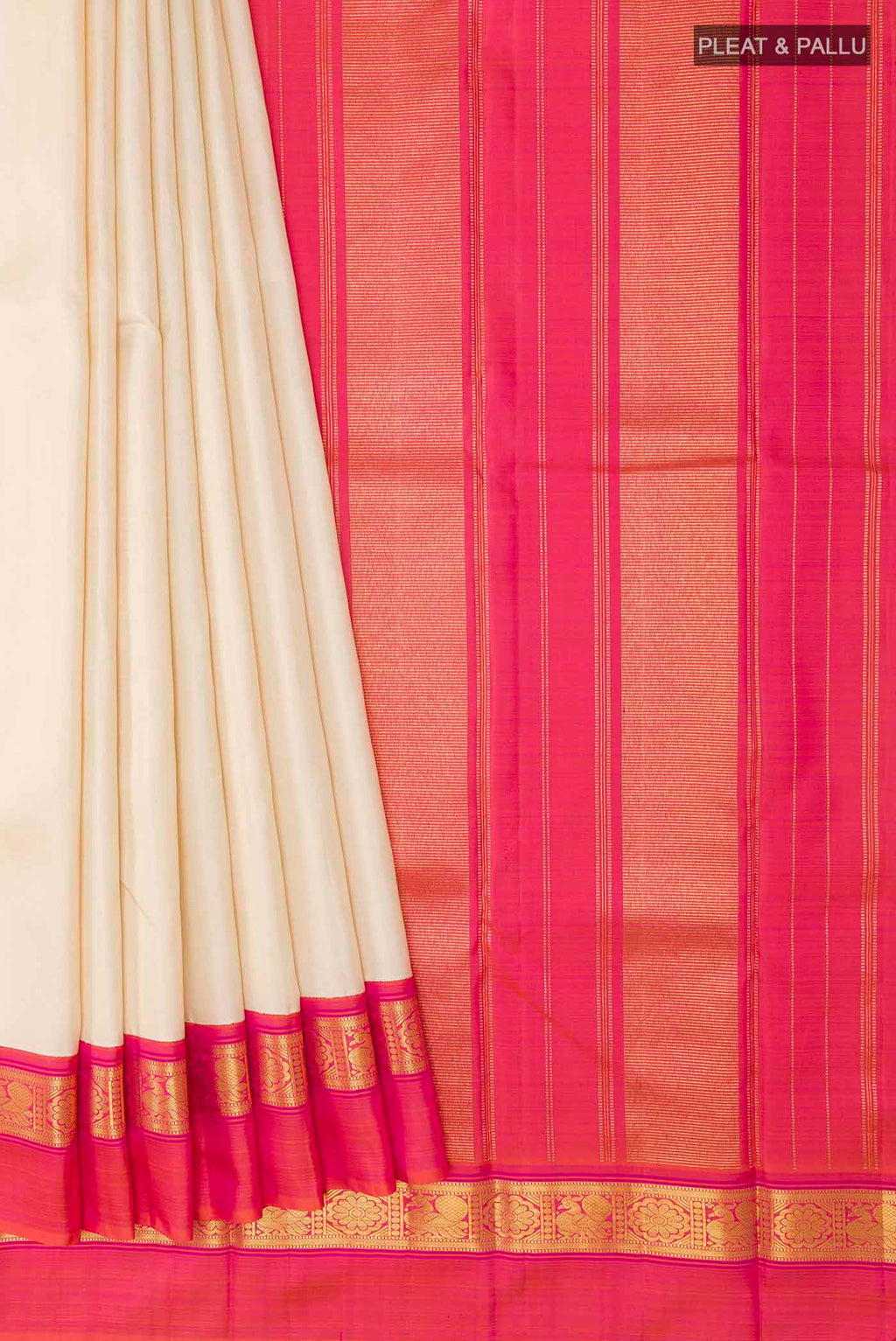 pleats pallu