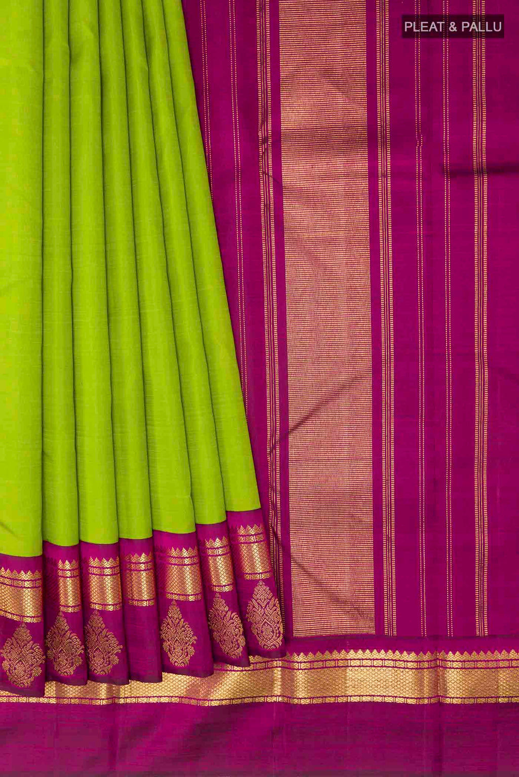 pleats pallu