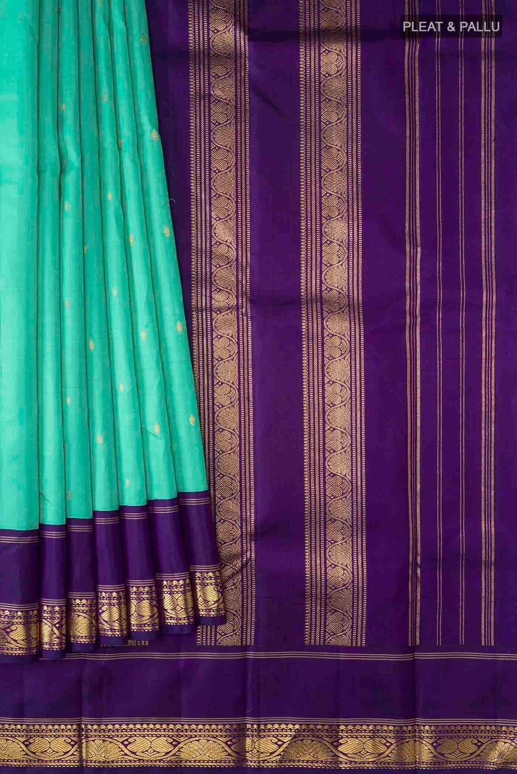 pleats pallu