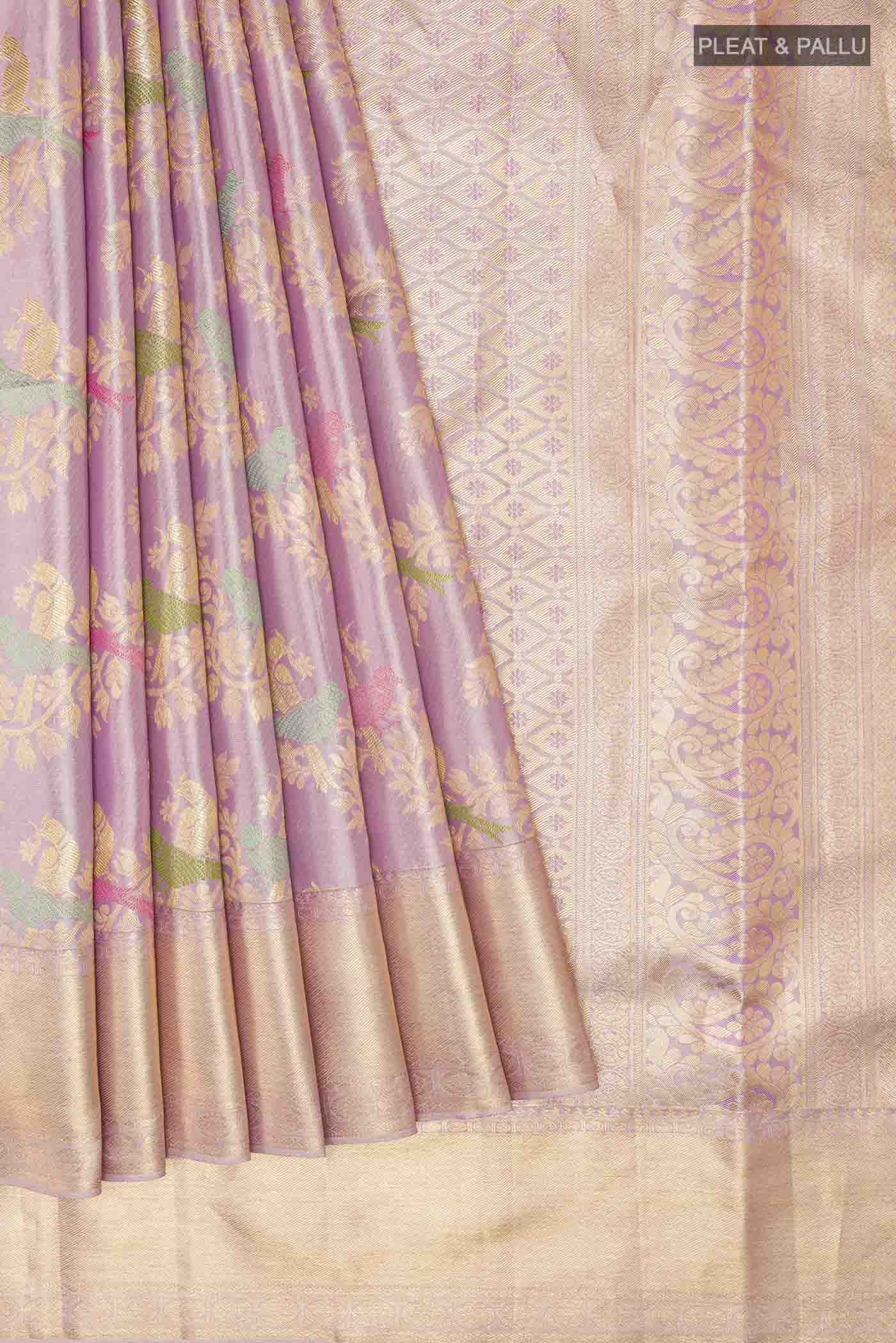 pleats pallu