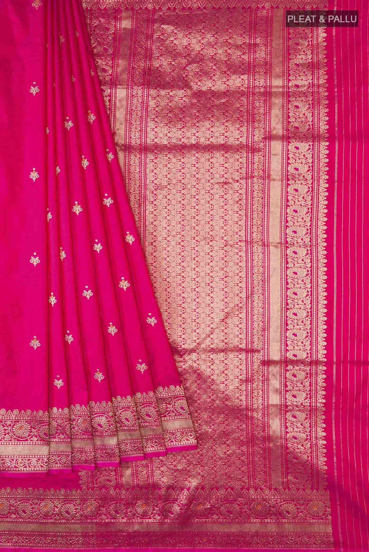 pleats pallu