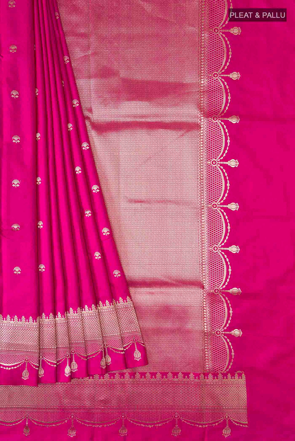 pleats pallu