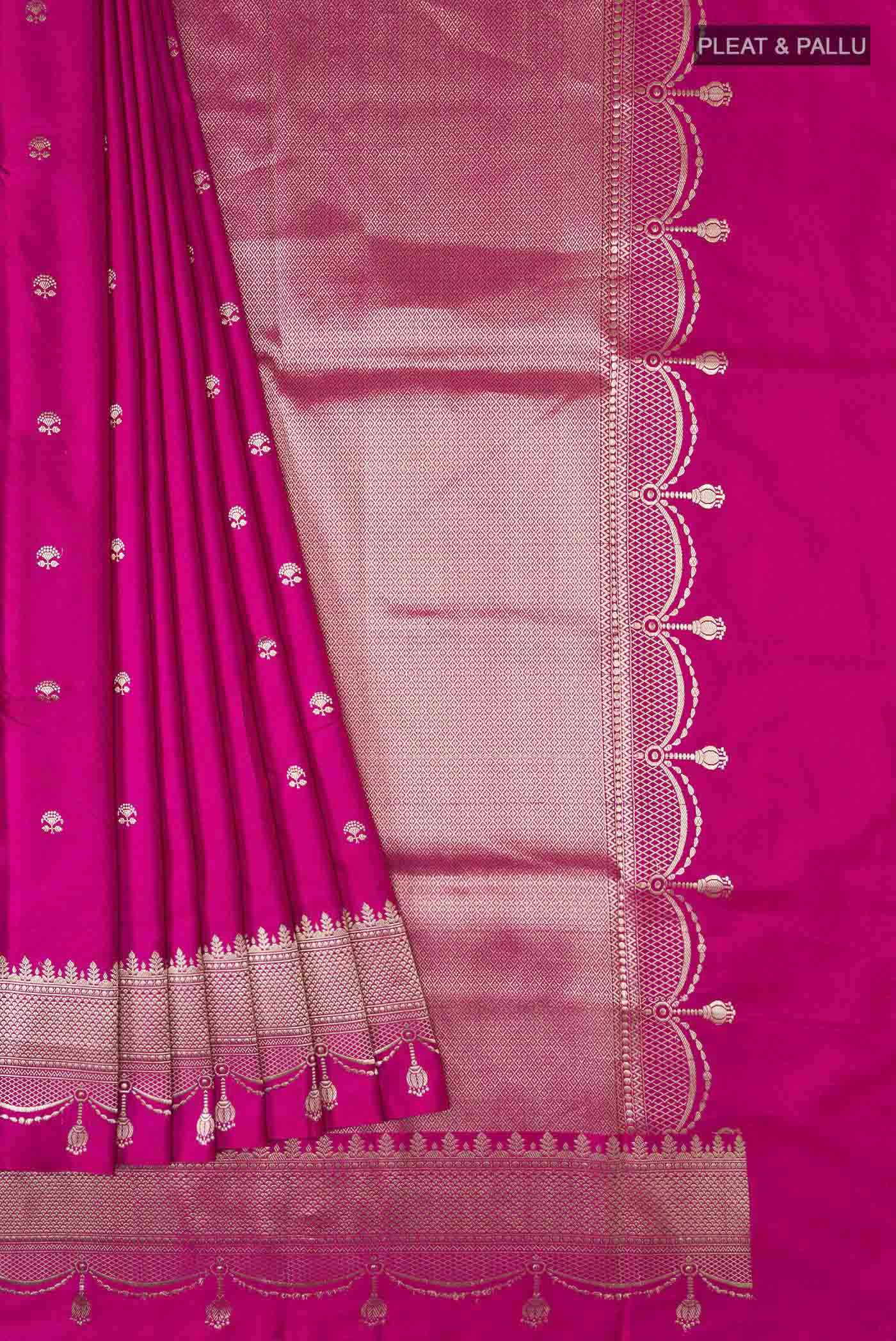 pleats pallu