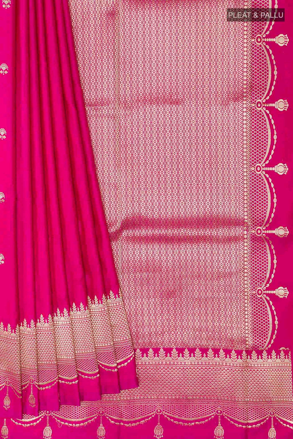 pleats pallu