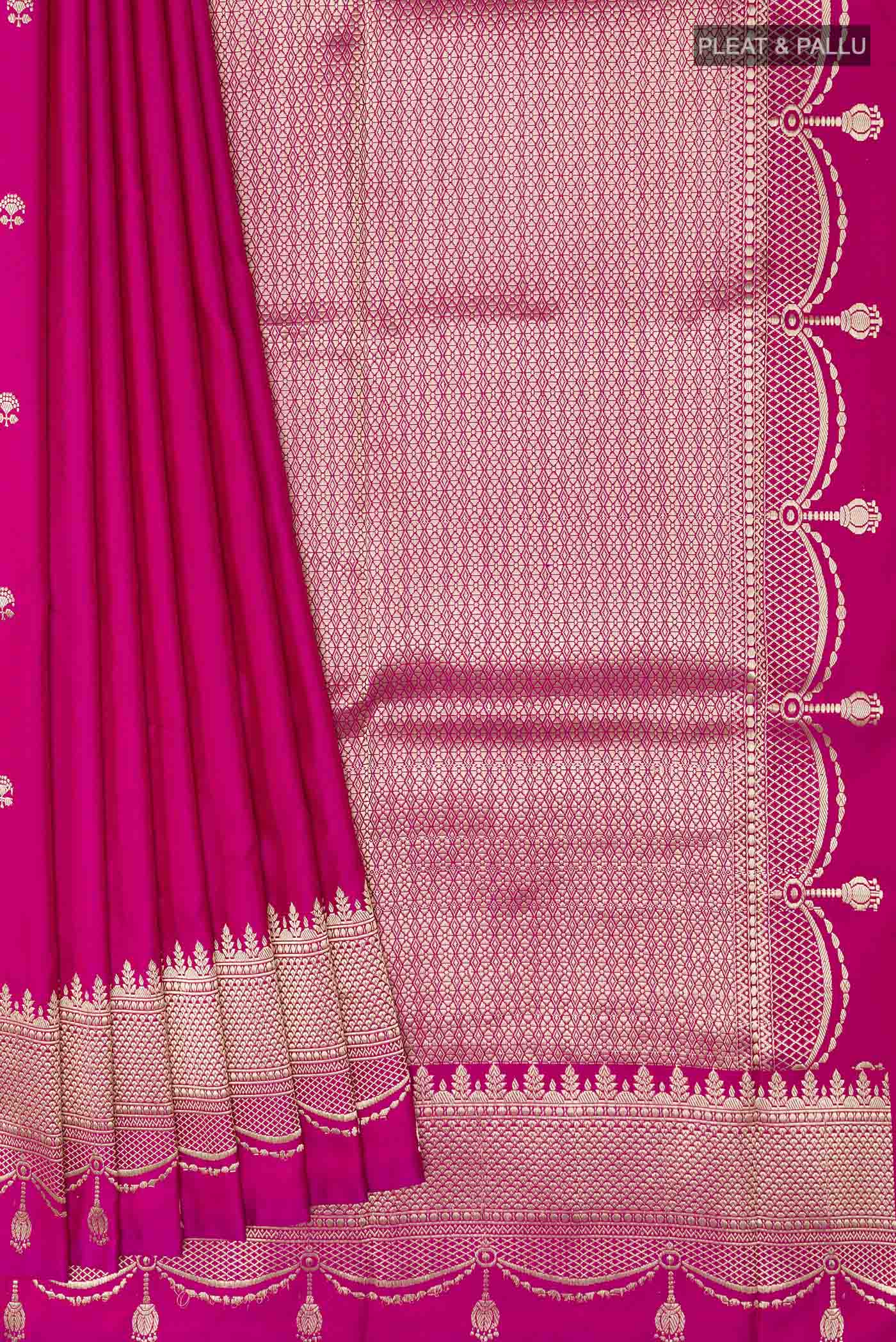 pleats pallu