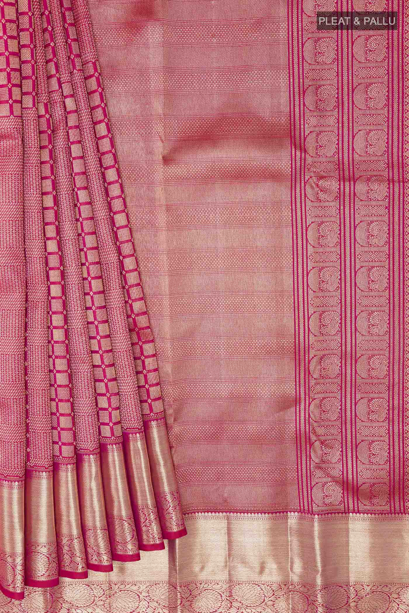 pleats pallu