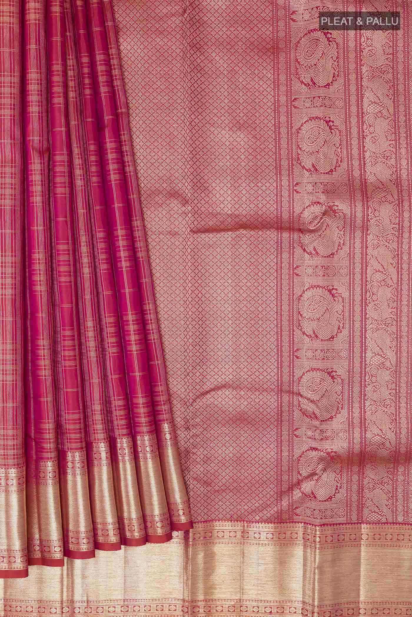 pleats pallu