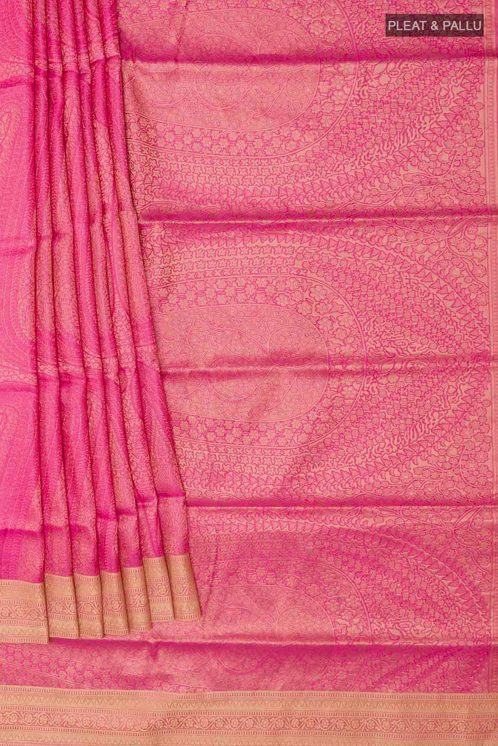 pleats pallu
