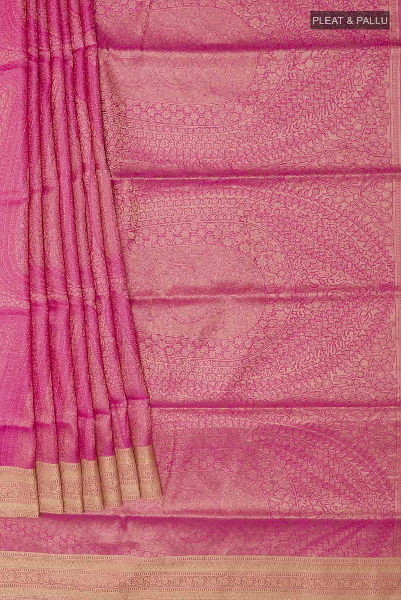 pleats pallu
