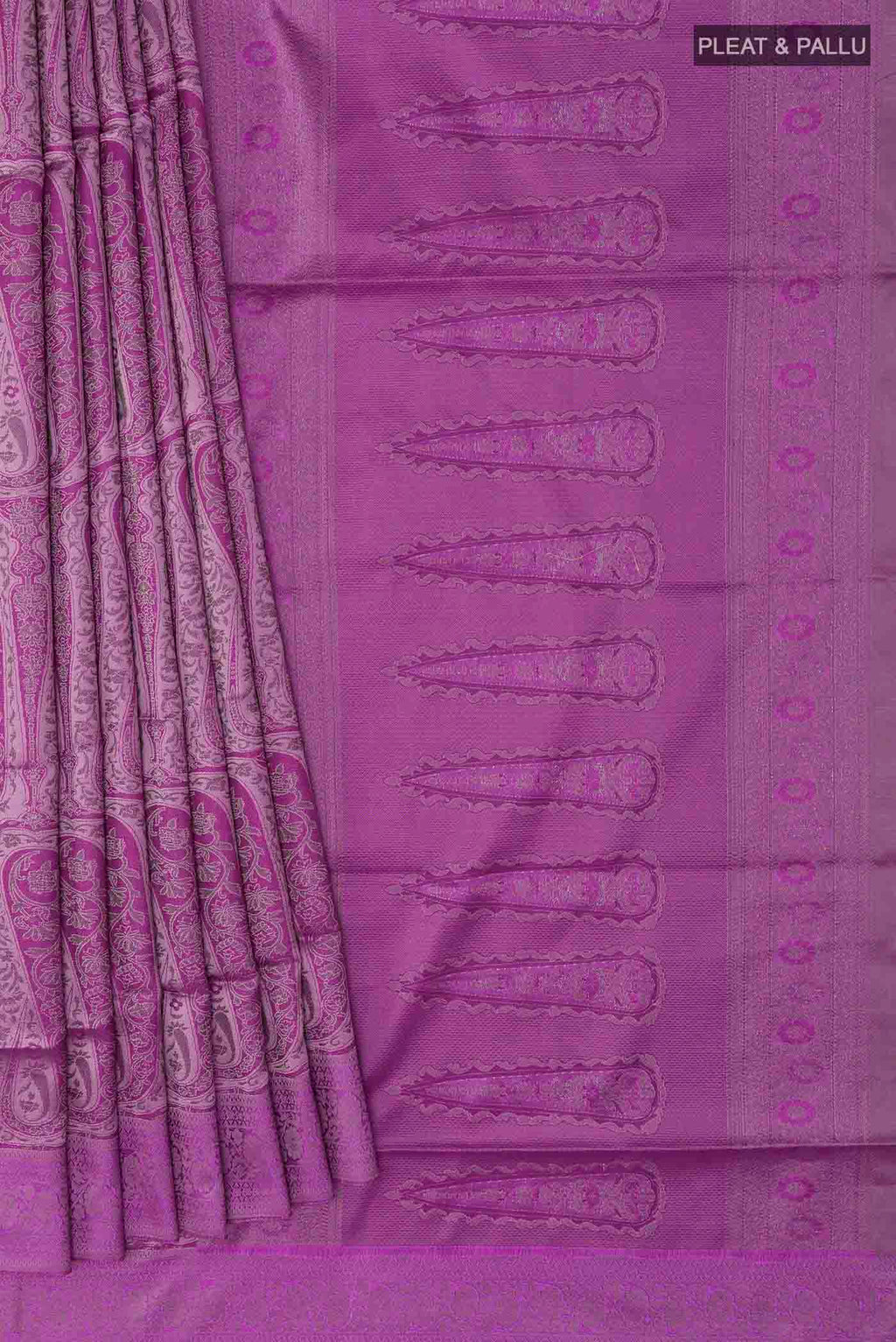 pleats pallu