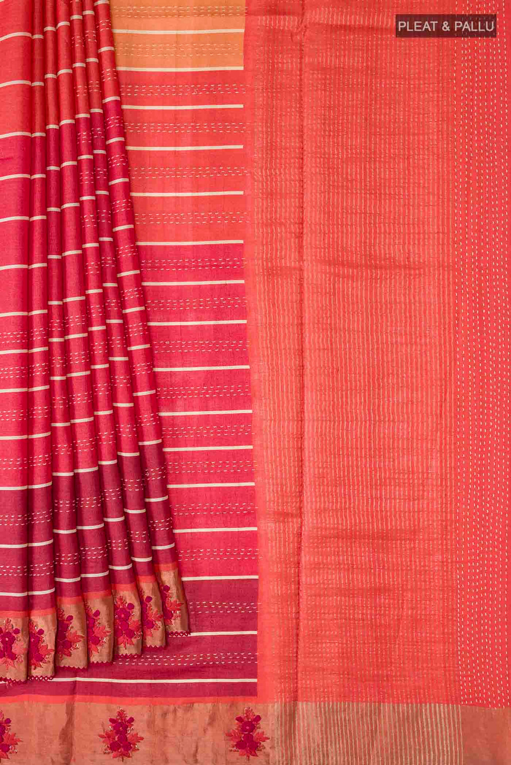 pleats pallu