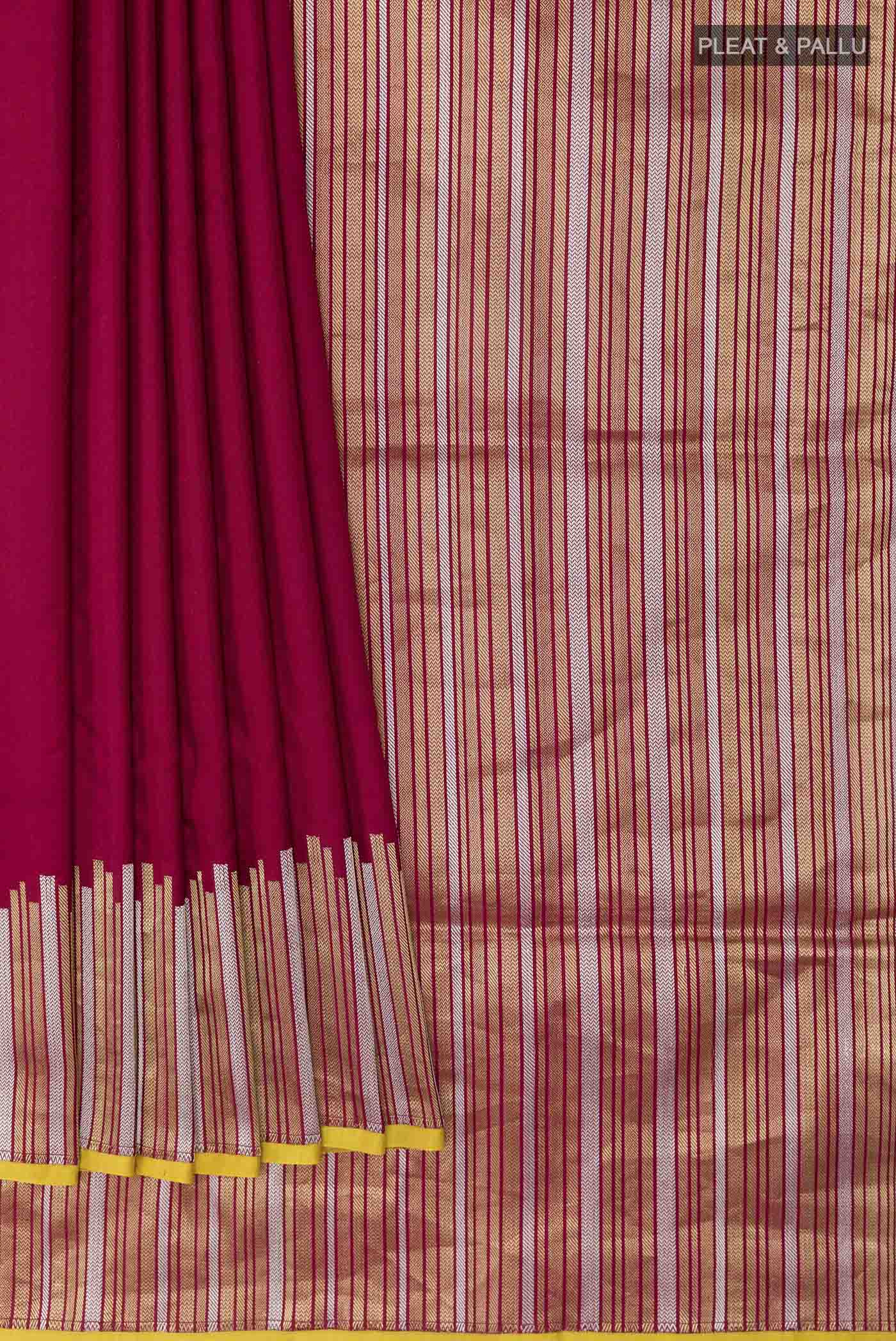 pleats pallu