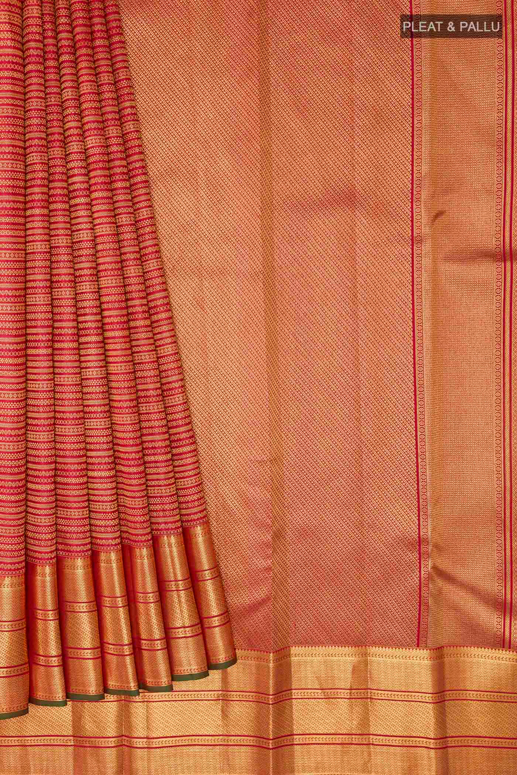 pleats pallu
