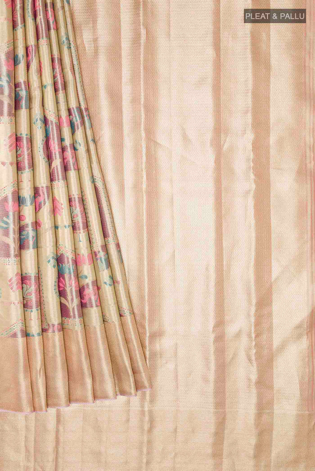 pleats pallu