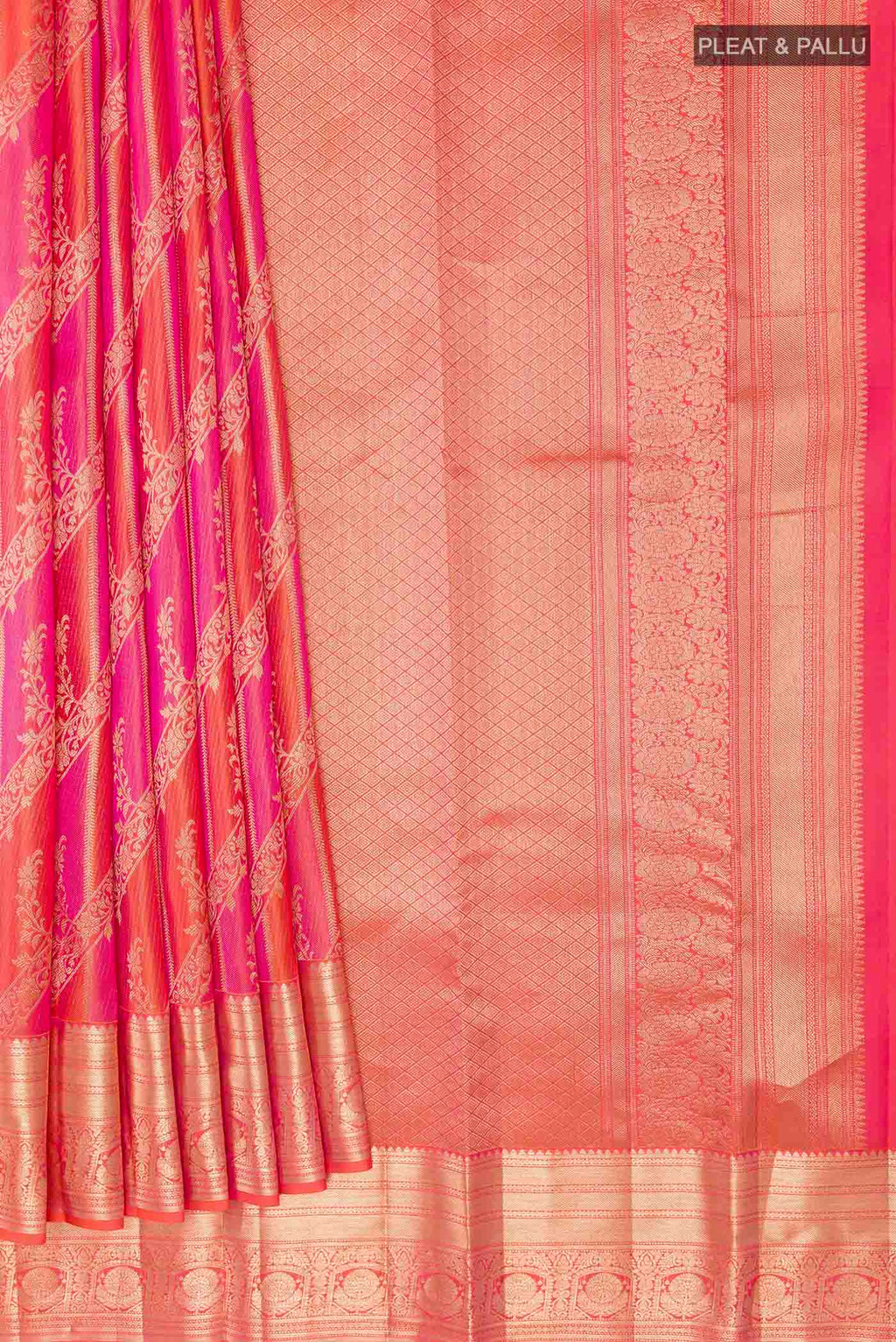 pleats pallu
