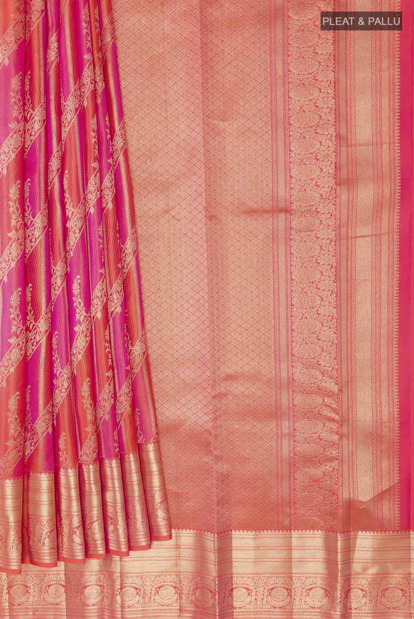 pleats pallu
