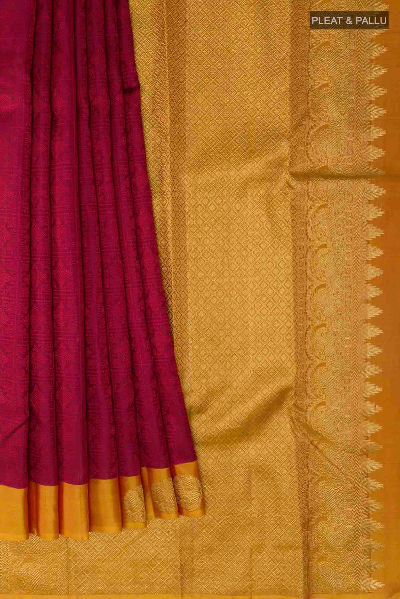 pleats pallu