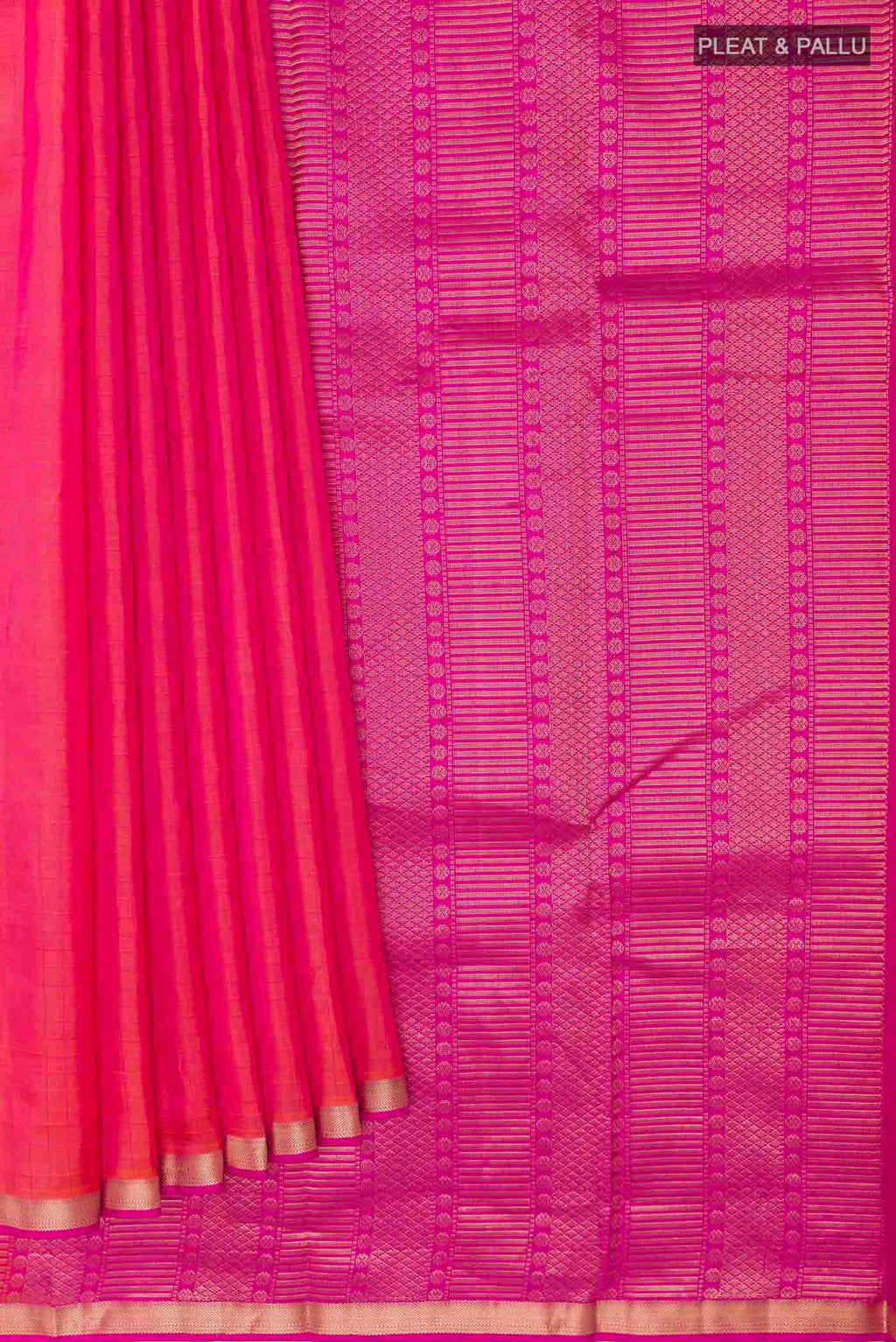 pleats pallu