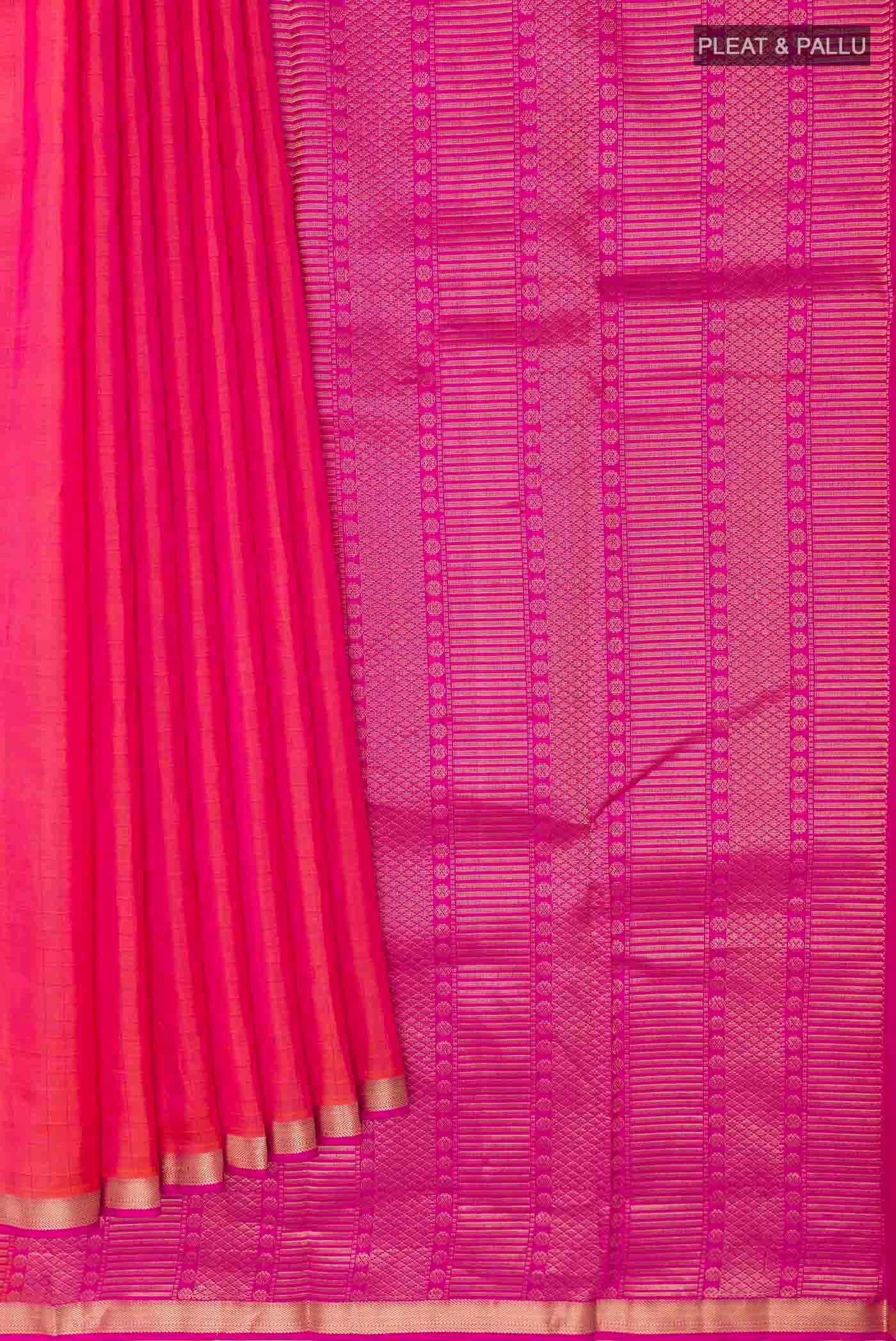 pleats pallu