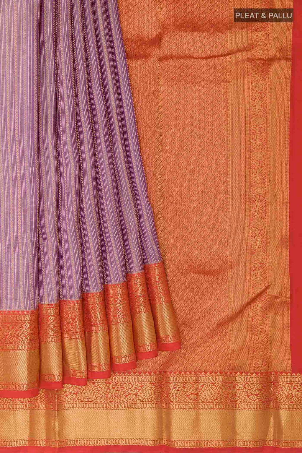 pleats pallu