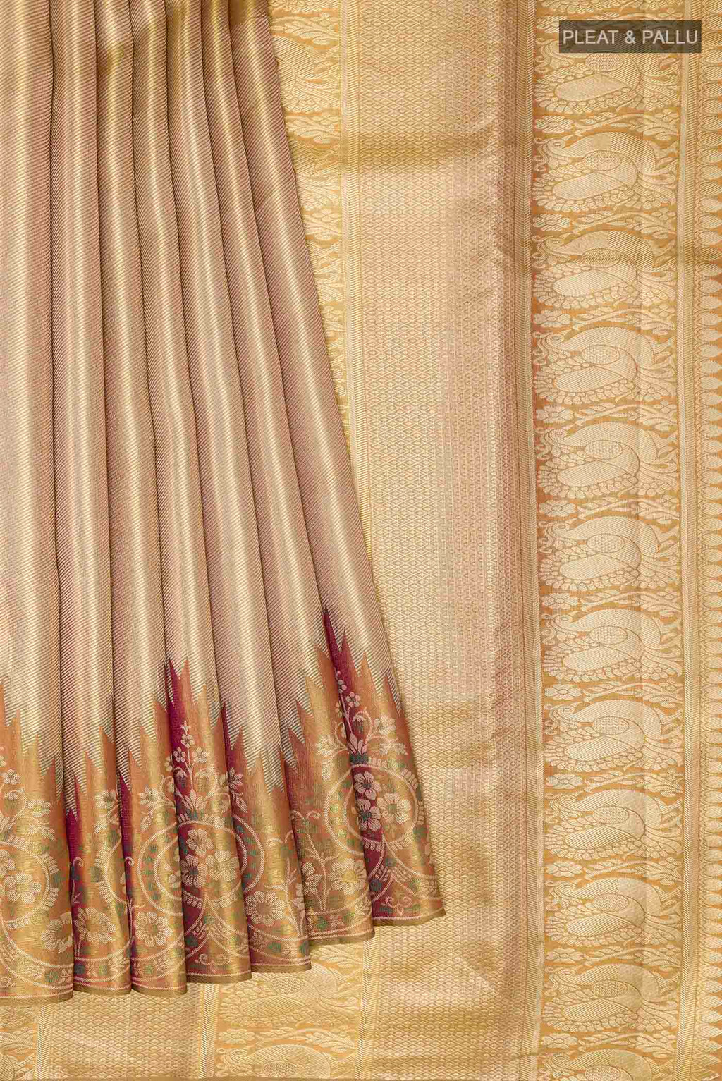 pleats pallu