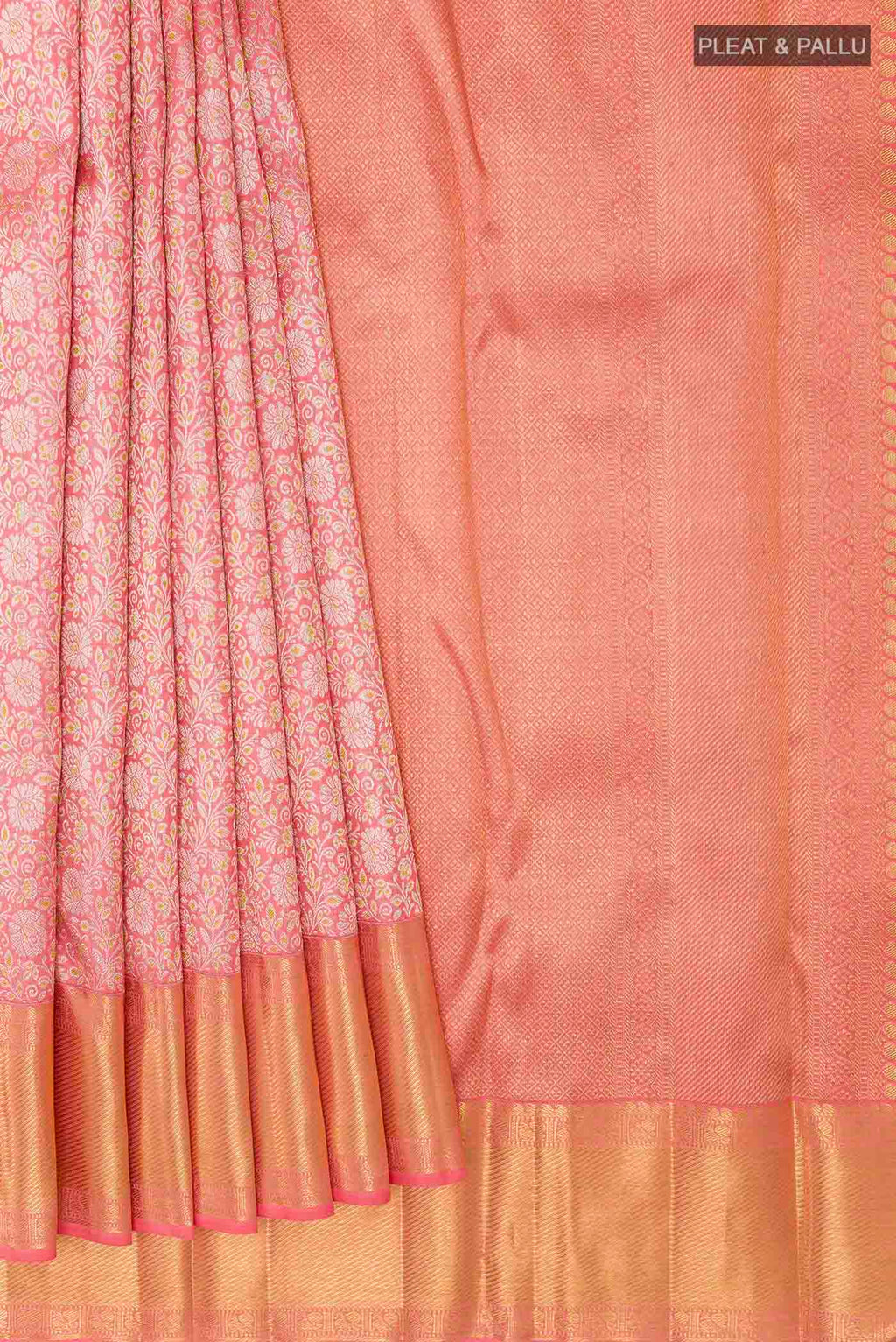 pleats pallu