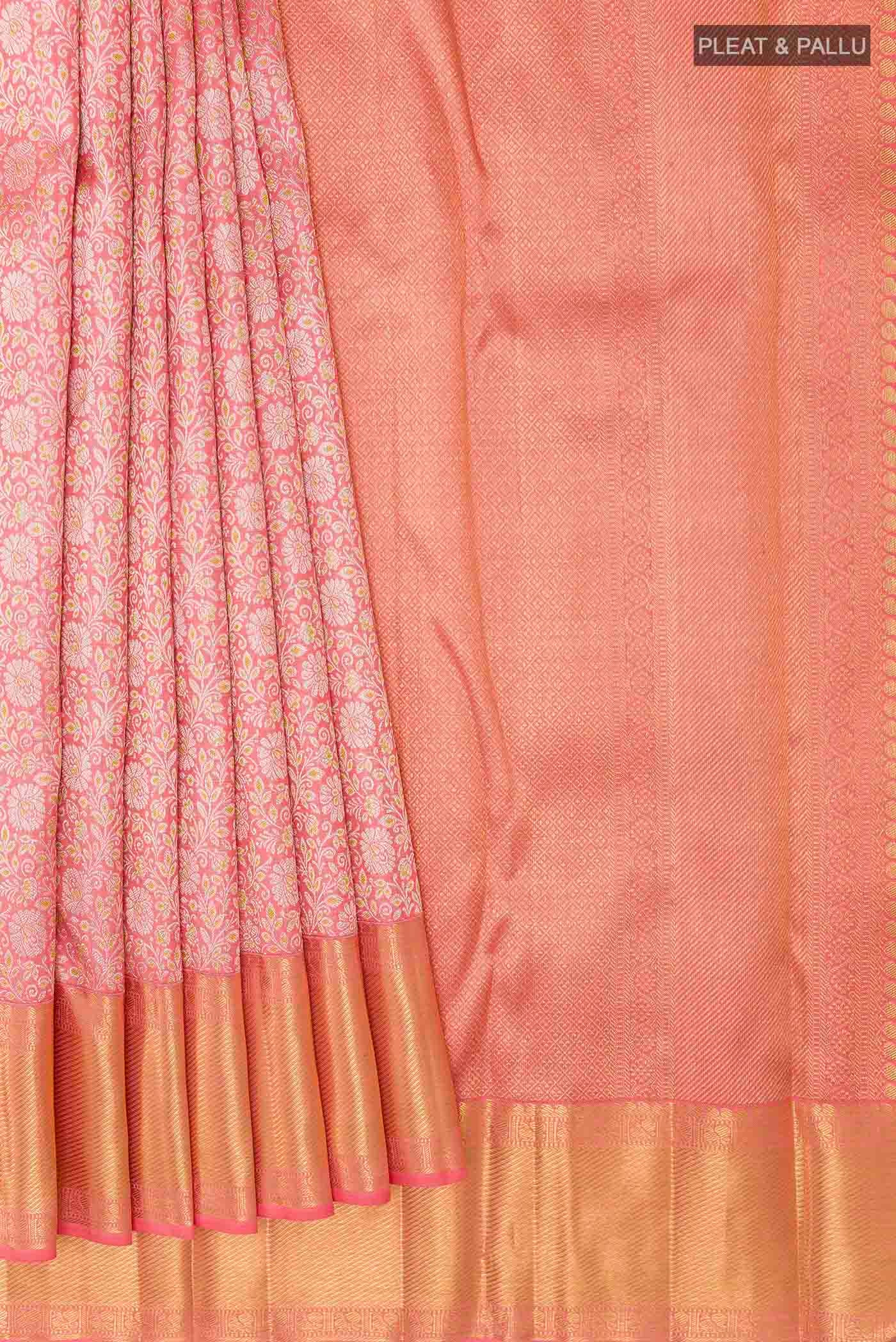 pleats pallu