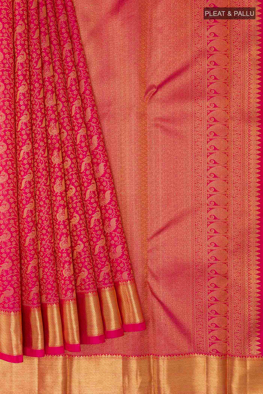 pleats pallu