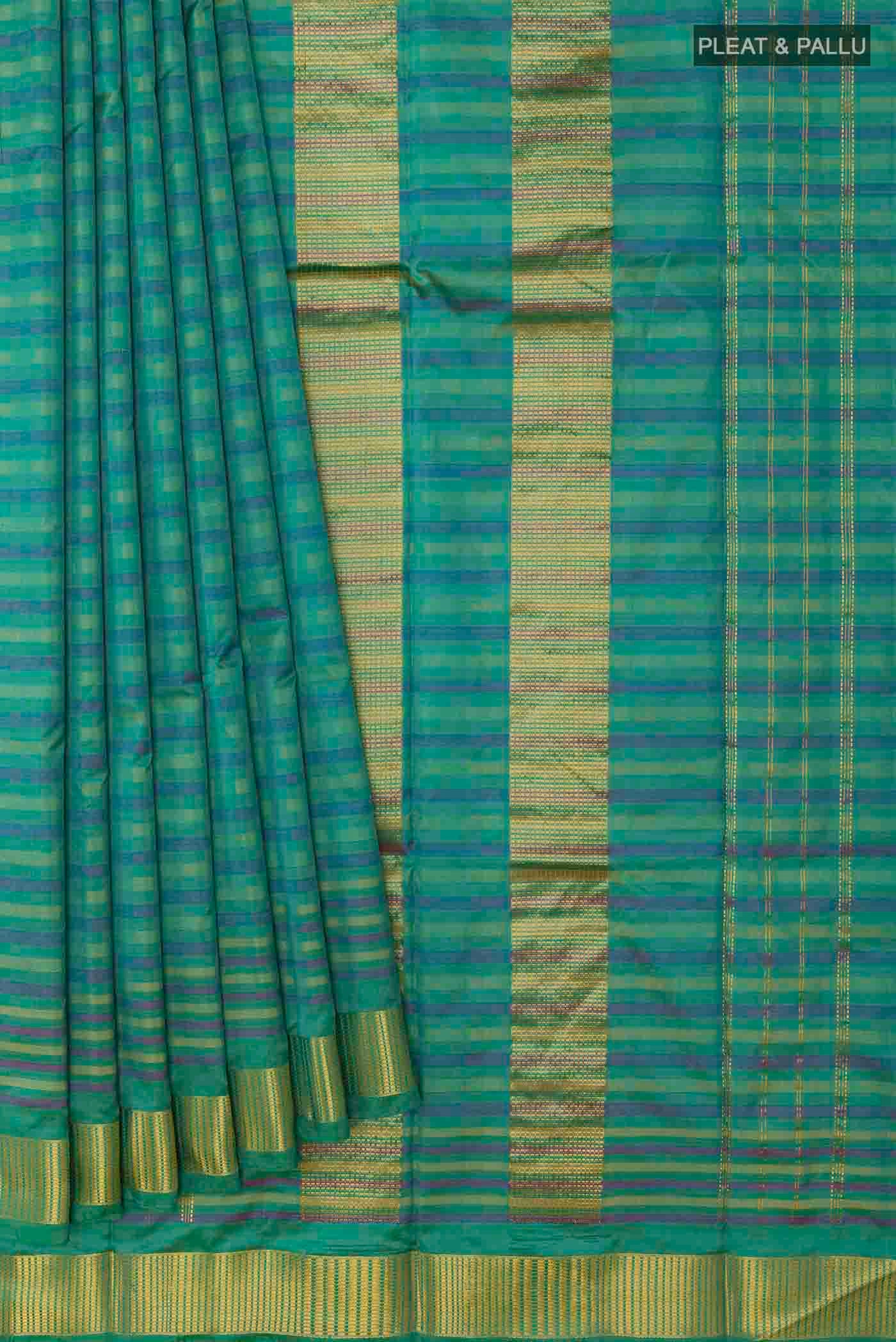 pleats pallu