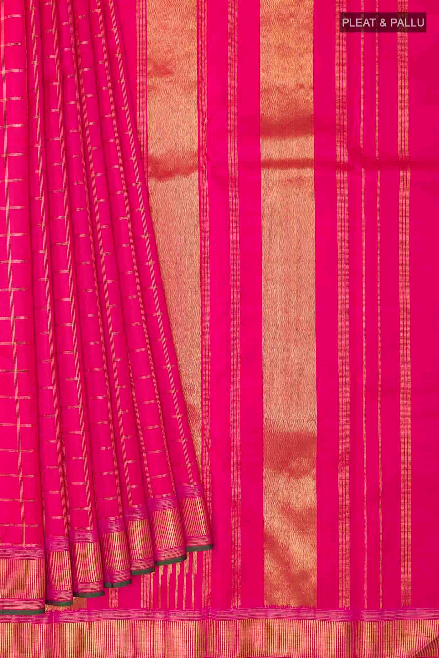 pleats pallu