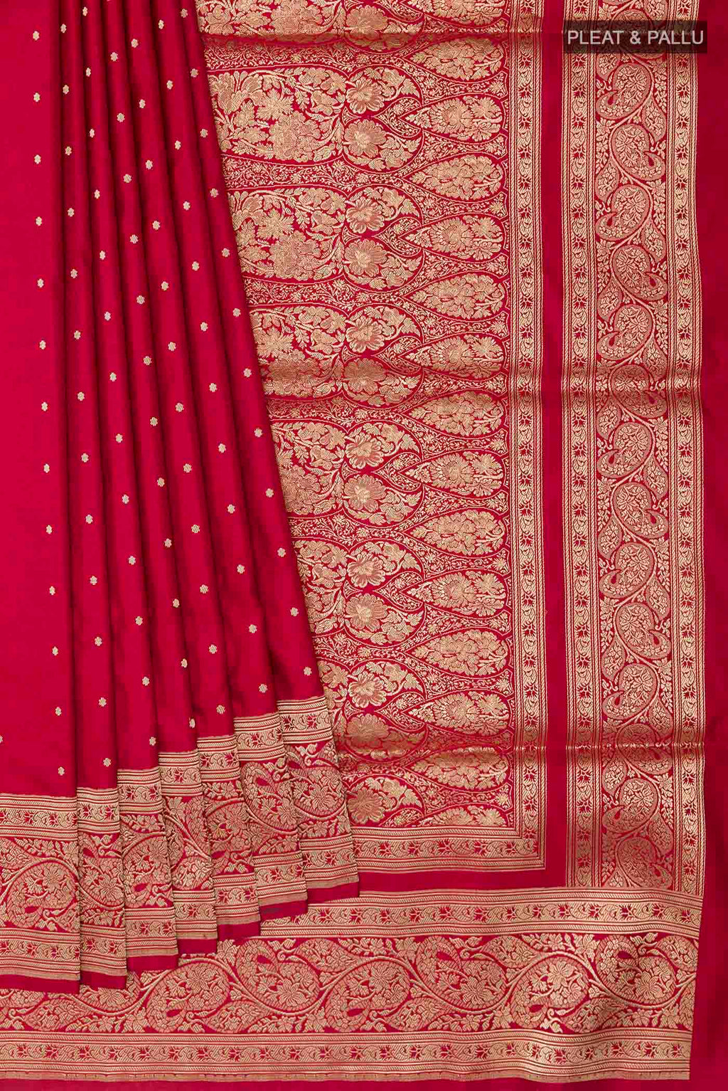 pleats pallu