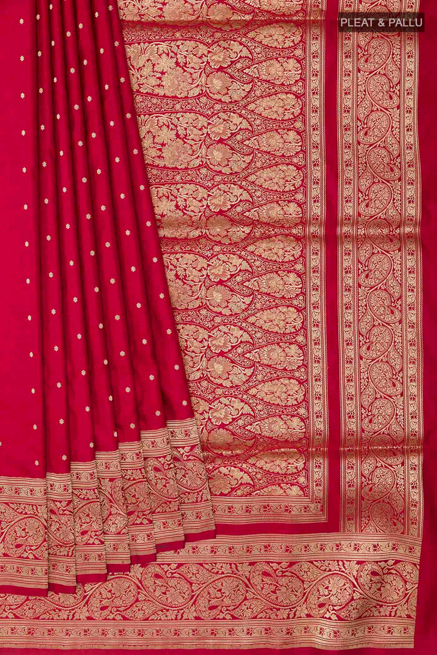 pleats pallu